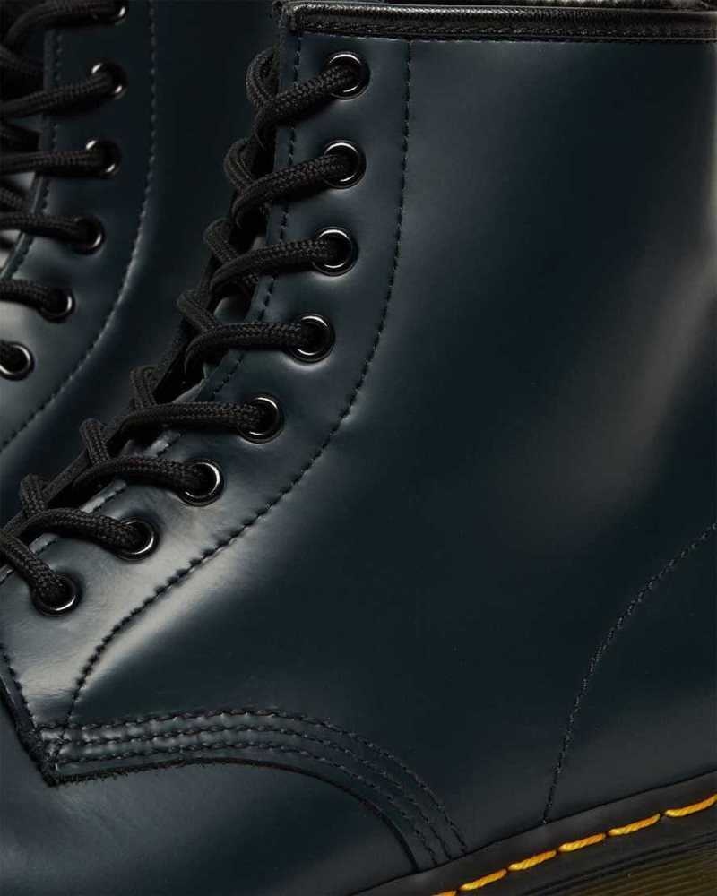 Dr Martens 1460 Smooth Lær Blonder Up Boots Støvletter Herre Marineblå | XIMLH2560