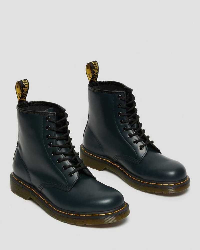 Dr Martens 1460 Smooth Lær Blonder Up Boots Støvler Herre Marineblå | RYZVT8041