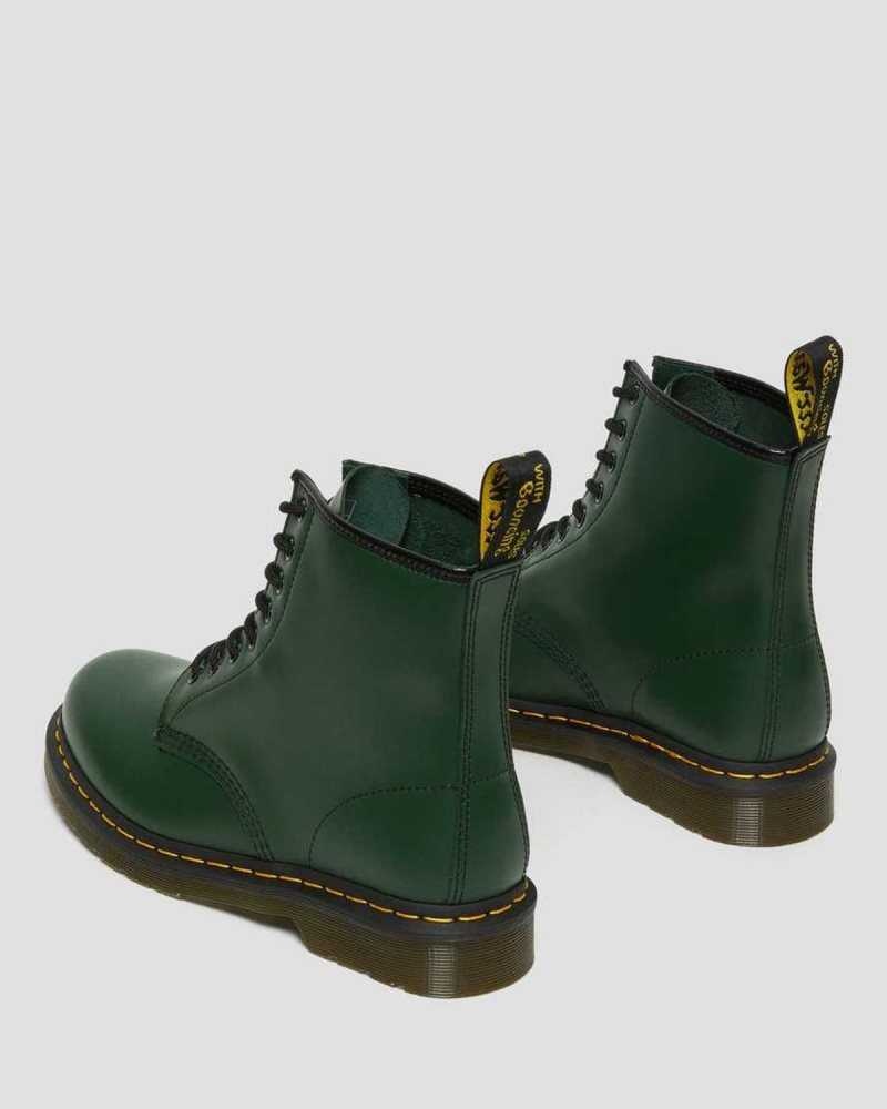 Dr Martens 1460 Smooth Lær Blonder Up Boots Støvletter Dame Grønn | RYOPG6457