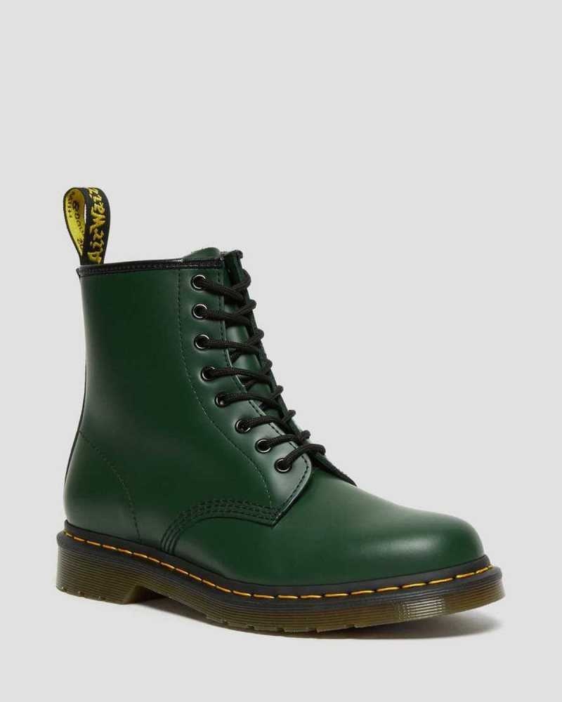 Dr Martens 1460 Smooth Lær Blonder Up Boots Støvletter Dame Grønn | RYOPG6457