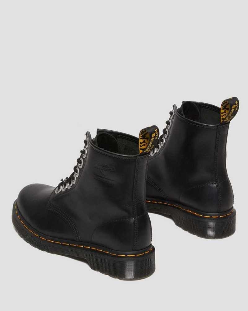 Dr Martens 1460 The Great Frog Lær Blonder Up Boots Støvletter Herre Svarte | EZHDC7320