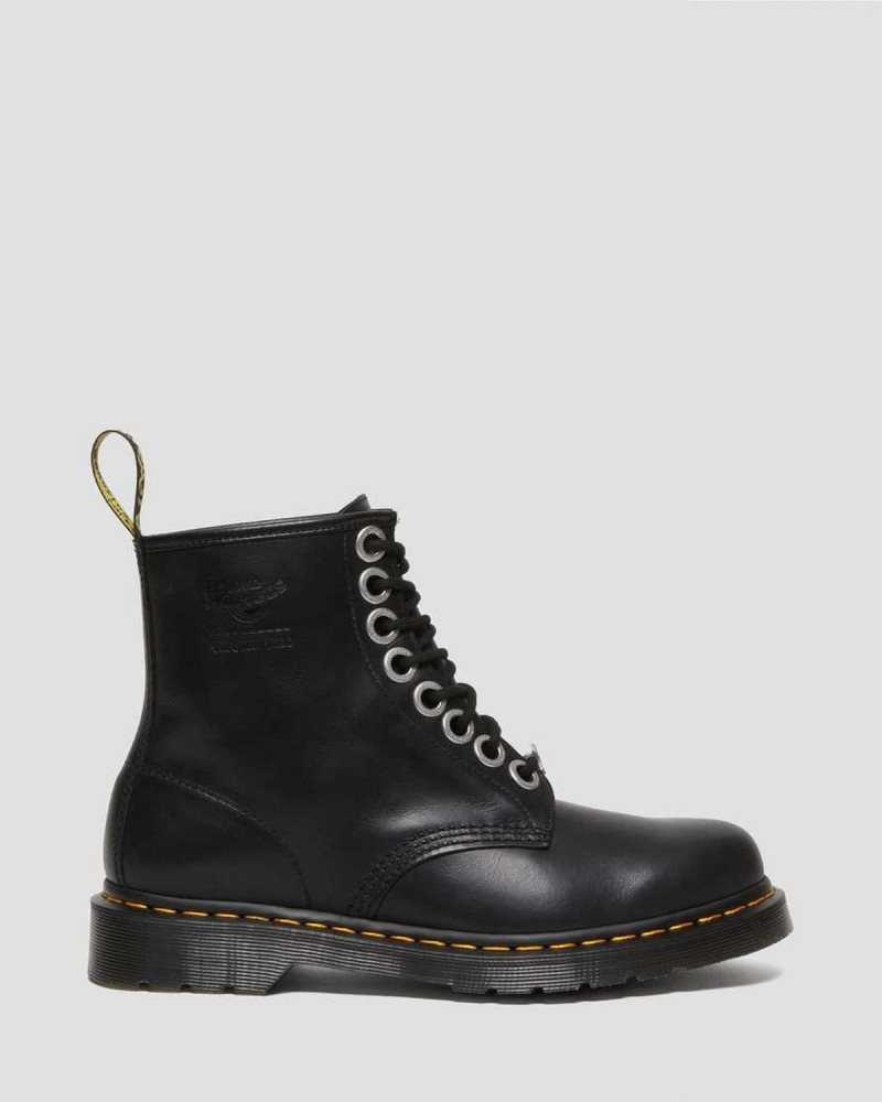 Dr Martens 1460 The Great Frog Lær Blonder Up Boots Støvletter Herre Svarte | EZHDC7320