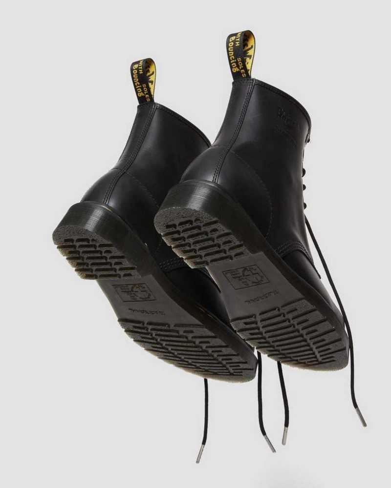 Dr Martens 1460 The Great Frog Lær Blonder Up Boots Støvletter Herre Svarte | EZHDC7320