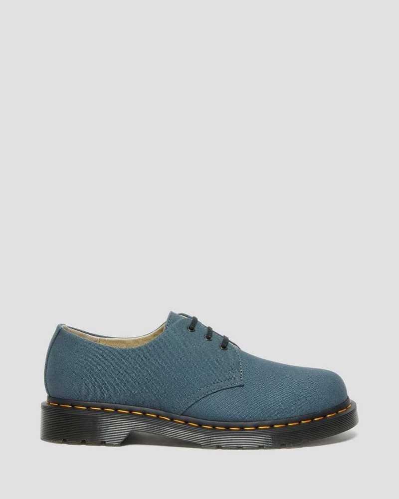 Dr Martens 1461 Canvas Oxford Shoes Fritidsstøvler Herre Grå | EPKHM4172