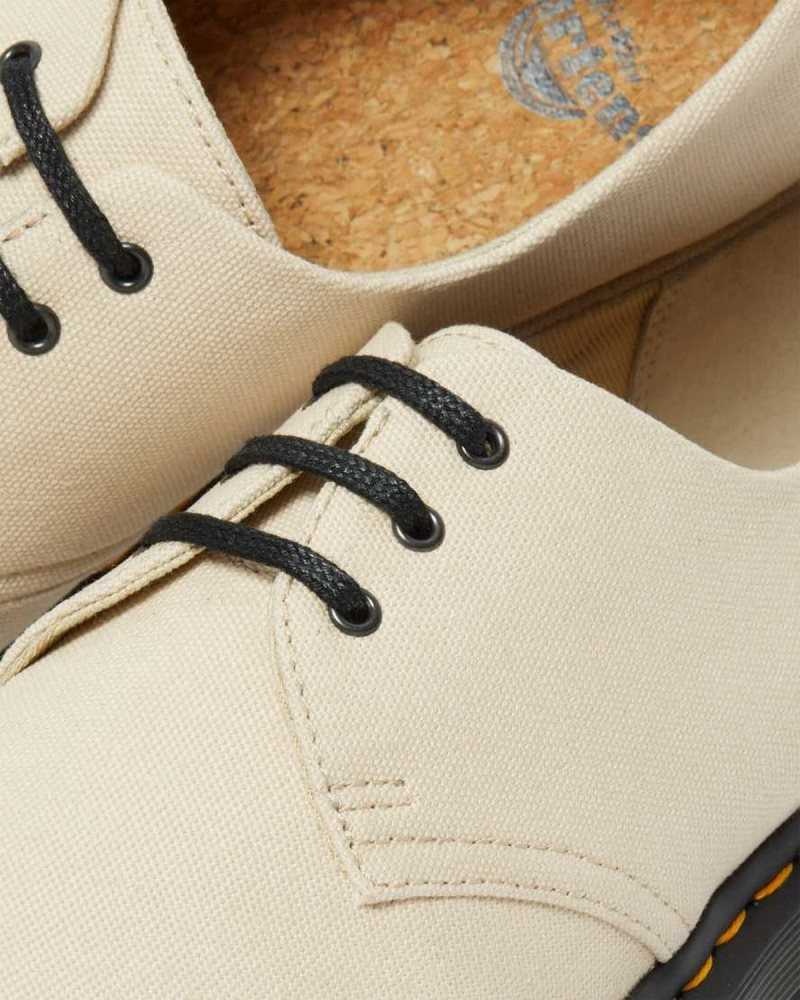 Dr Martens 1461 Canvas Oxford Shoes Fritidsstøvler Dame Brune | OIXJF1520