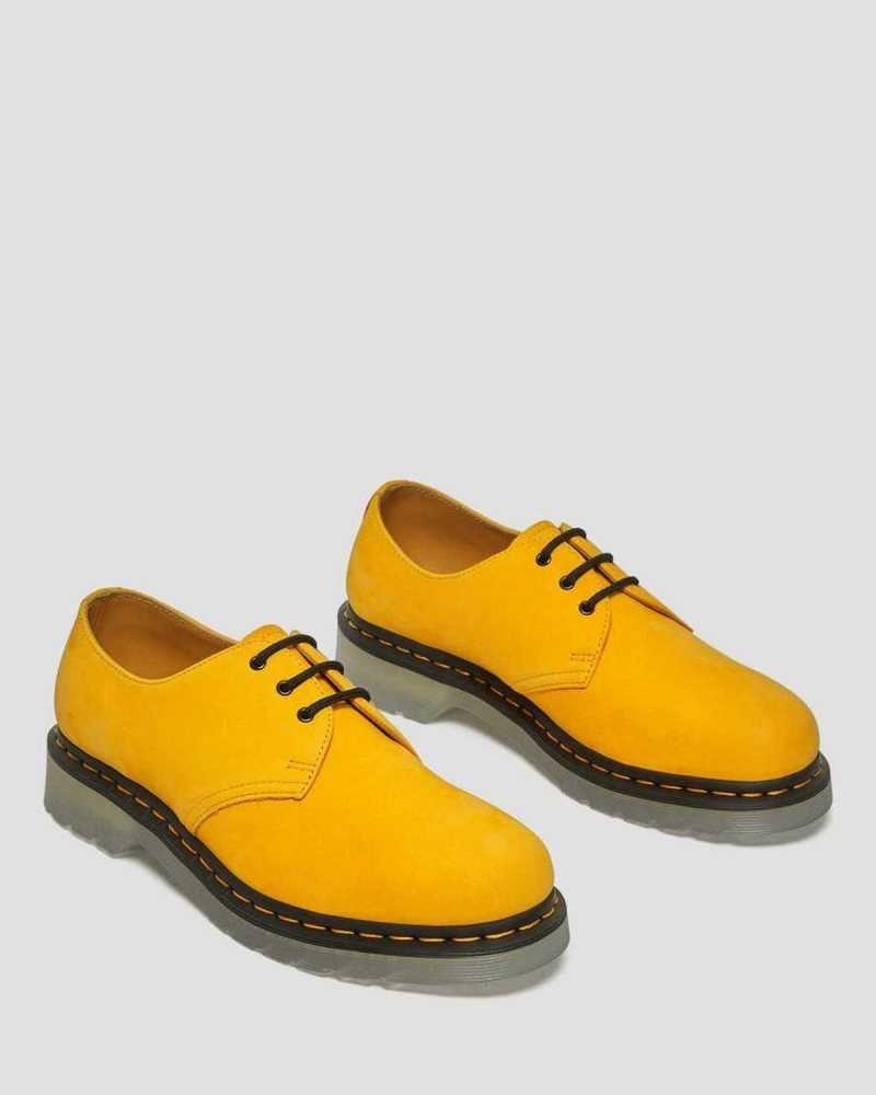 Dr Martens 1461 Iced II Buttersoft Lær Oxford Shoes Oxford Sko Dame Gul | TIAPO7593