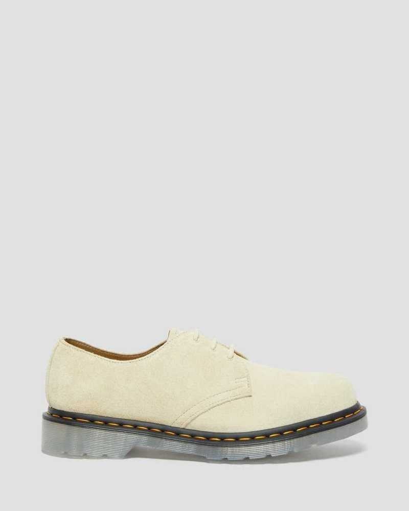 Dr Martens 1461 Iced Semsket Skinn Oxford Shoes Originals Sko Herre Pisket Krem | WMPEZ0964