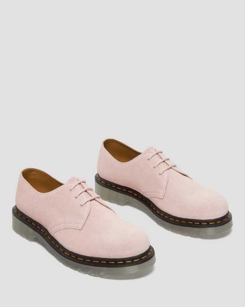 Dr Martens 1461 Iced Semsket Skinn Oxford Shoes Oxford Sko Herre Rosa | RLKUG3107