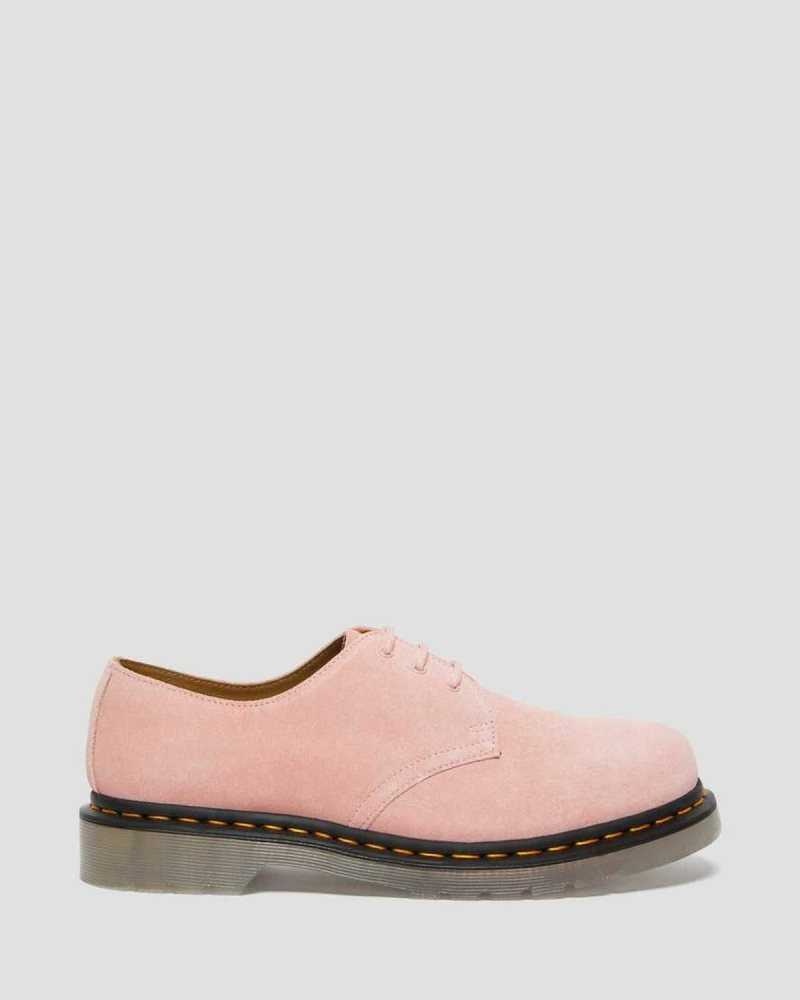 Dr Martens 1461 Iced Semsket Skinn Oxford Shoes Oxford Sko Herre Rosa | RLKUG3107