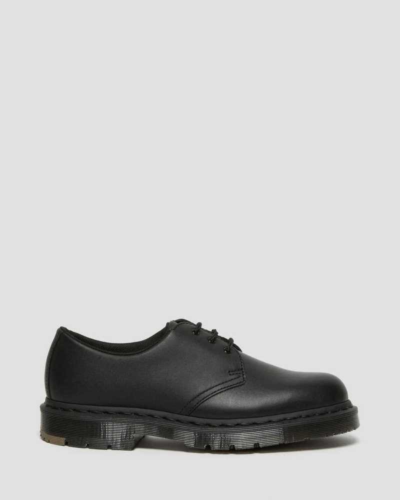 Dr Martens 1461 Mono Slip Resistant Oxford Shoes Loafers Herre Svarte | CUZFL5260