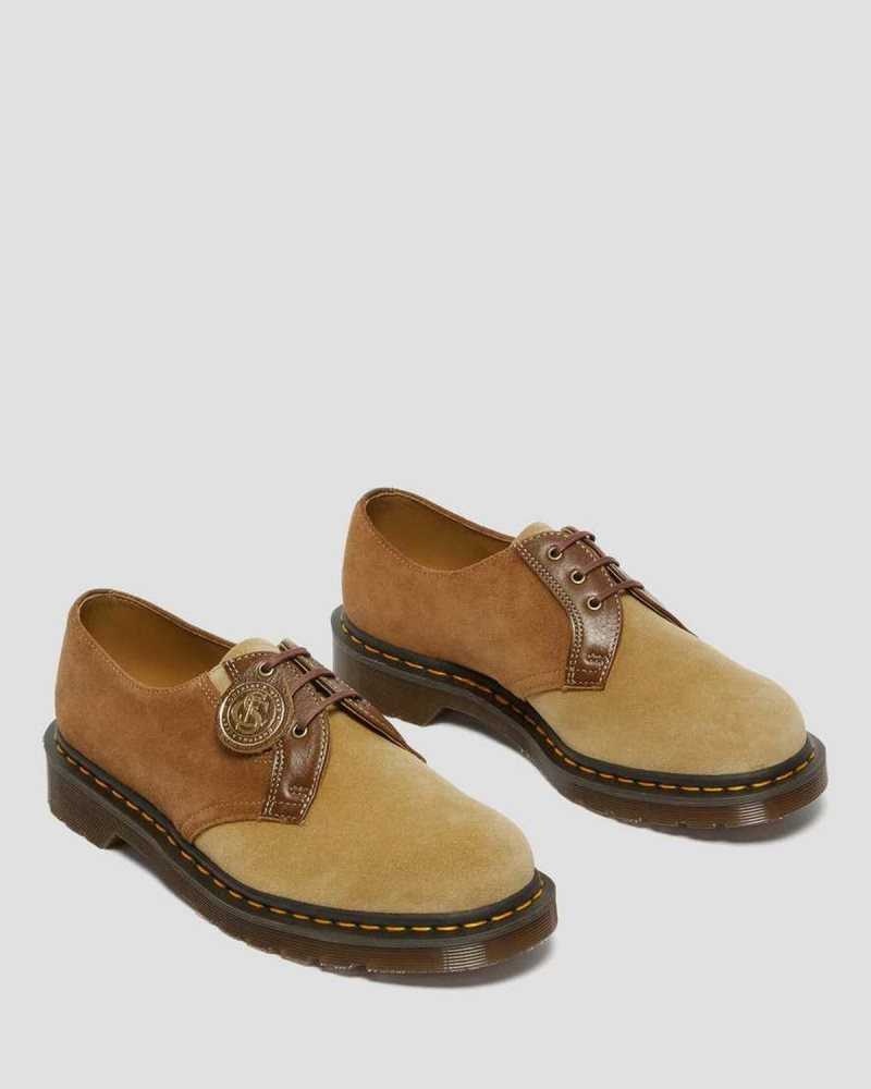 Dr Martens 1461 Semsket Skinn Oxford Lær Shoes Oxford Sko Herre Mørke Brune | GDTOB7014