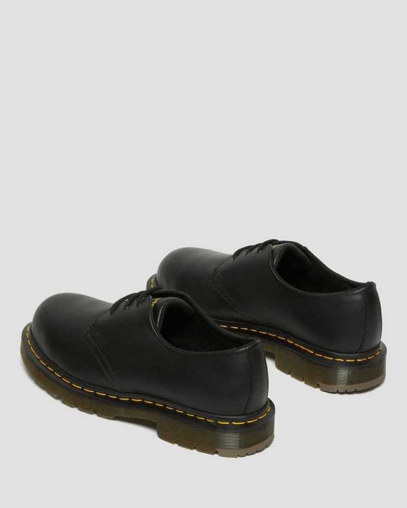 Dr Martens 1461 Slip Resistant Steel Tå Shoes Originals Sko Herre Svarte | EOCKQ5709