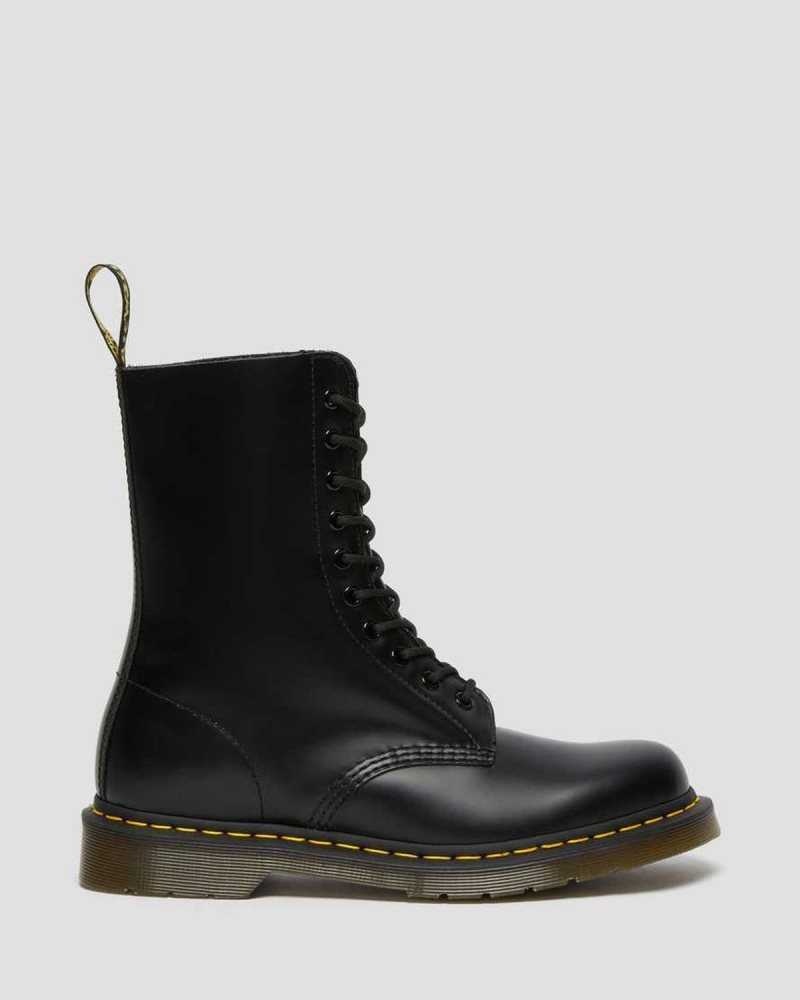 Dr Martens 1490 Smooth Lær Mid Calf Boots Støvler Herre Svarte | OSVLY3415