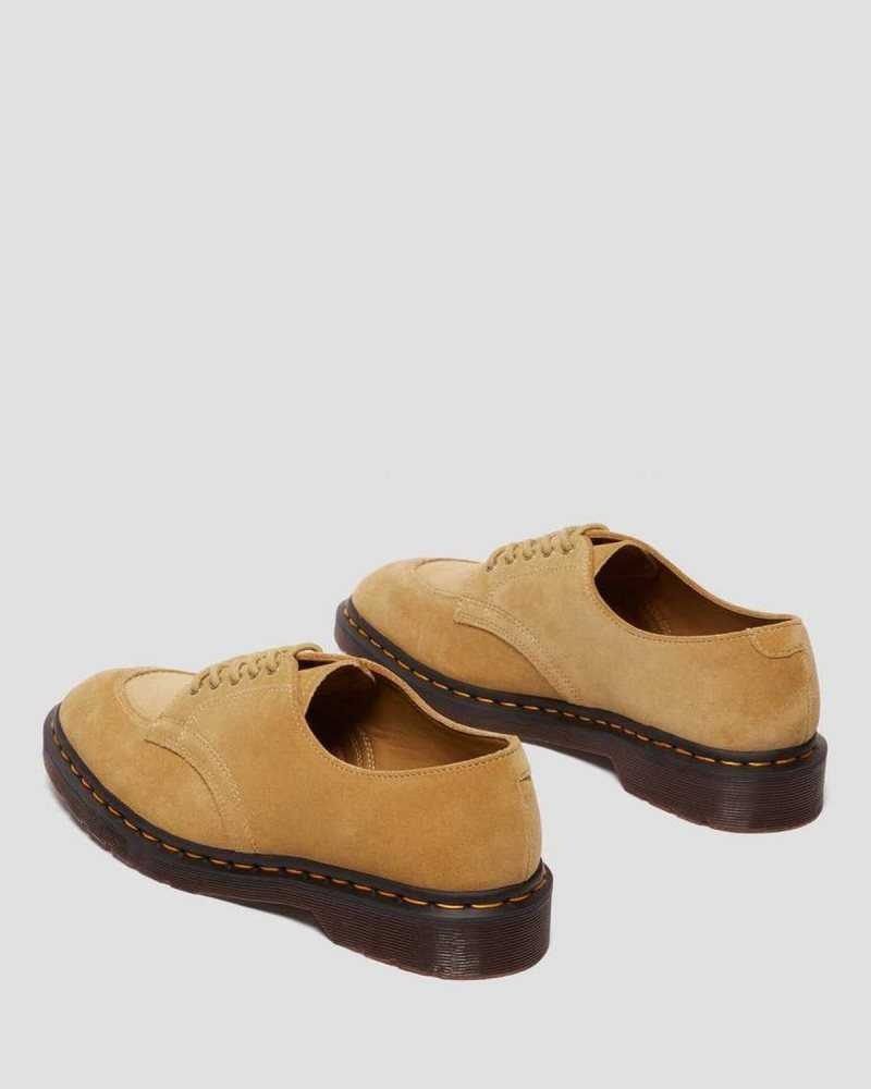 Dr Martens 2046 Semsket Skinn Oxford Shoes Loafers Dame Brune | UIXEM6074