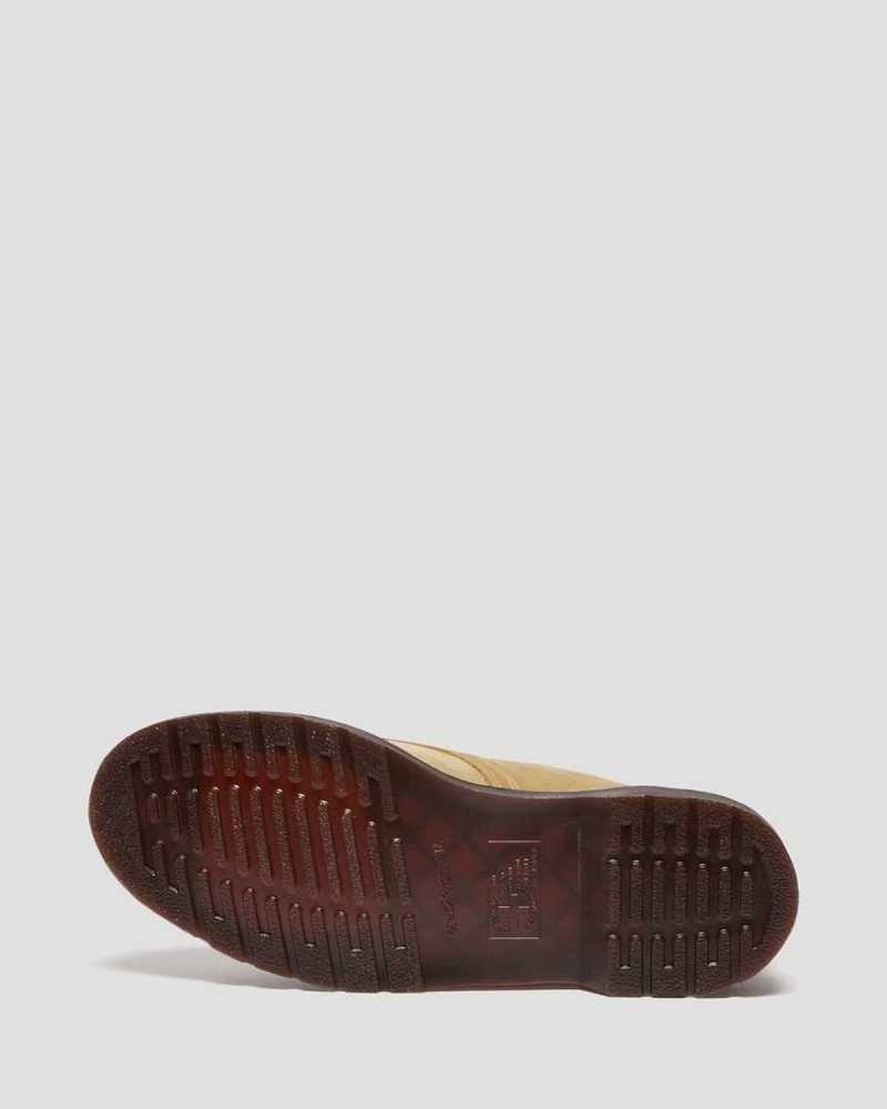 Dr Martens 2046 Semsket Skinn Oxford Shoes Loafers Dame Brune | UIXEM6074