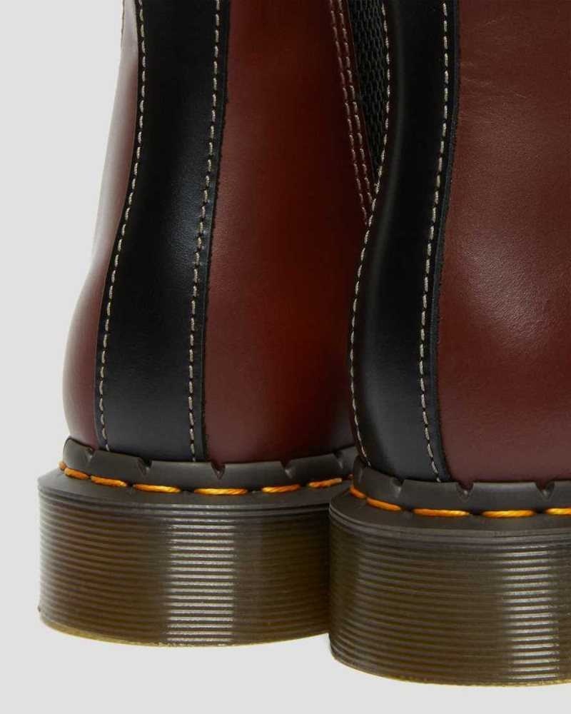 Dr Martens 2976 Abruzzo Lær Chelsea Boots Chelsea Støvler Herre Brune Svarte | DPJHF2159