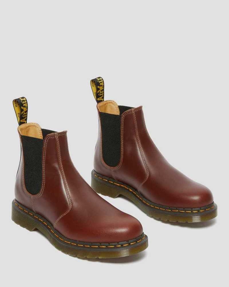 Dr Martens 2976 Abruzzo Lær Chelsea Boots Chelsea Støvler Herre Brune Svarte | DPJHF2159