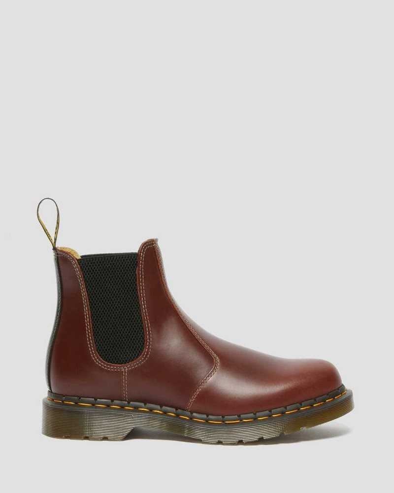 Dr Martens 2976 Abruzzo Lær Chelsea Boots Chelsea Støvler Herre Brune Svarte | DPJHF2159