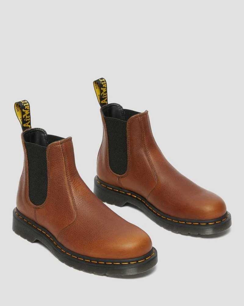 Dr Martens 2976 Ambassador Lær Chelsea Boots Chelsea Støvler Dame Cashew Ambassador | GDXQK5267