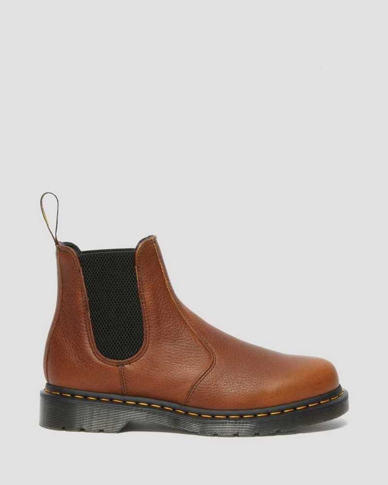 Dr Martens 2976 Ambassador Lær Chelsea Boots Chelsea Støvler Dame Cashew Ambassador | GDXQK5267