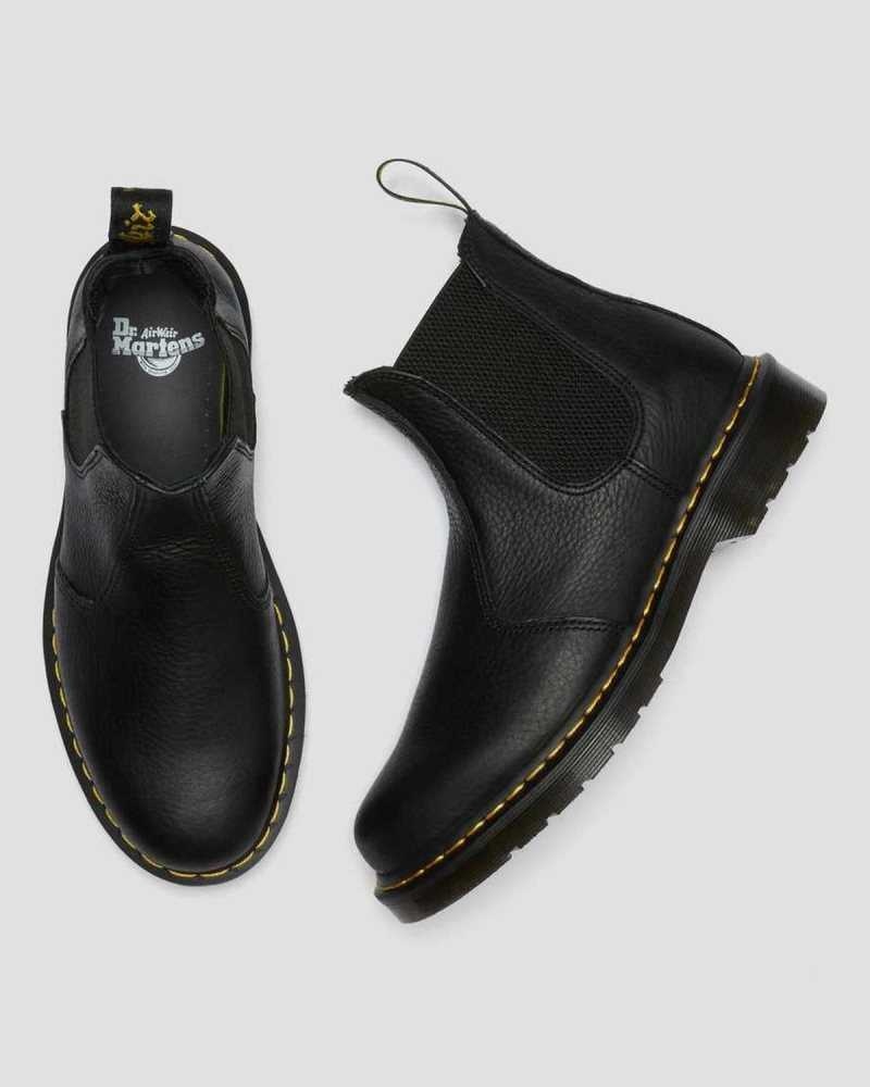 Dr Martens 2976 Ambassador Lær Chelsea Boots Chelsea Støvler Herre Svarte | FCPJV6219