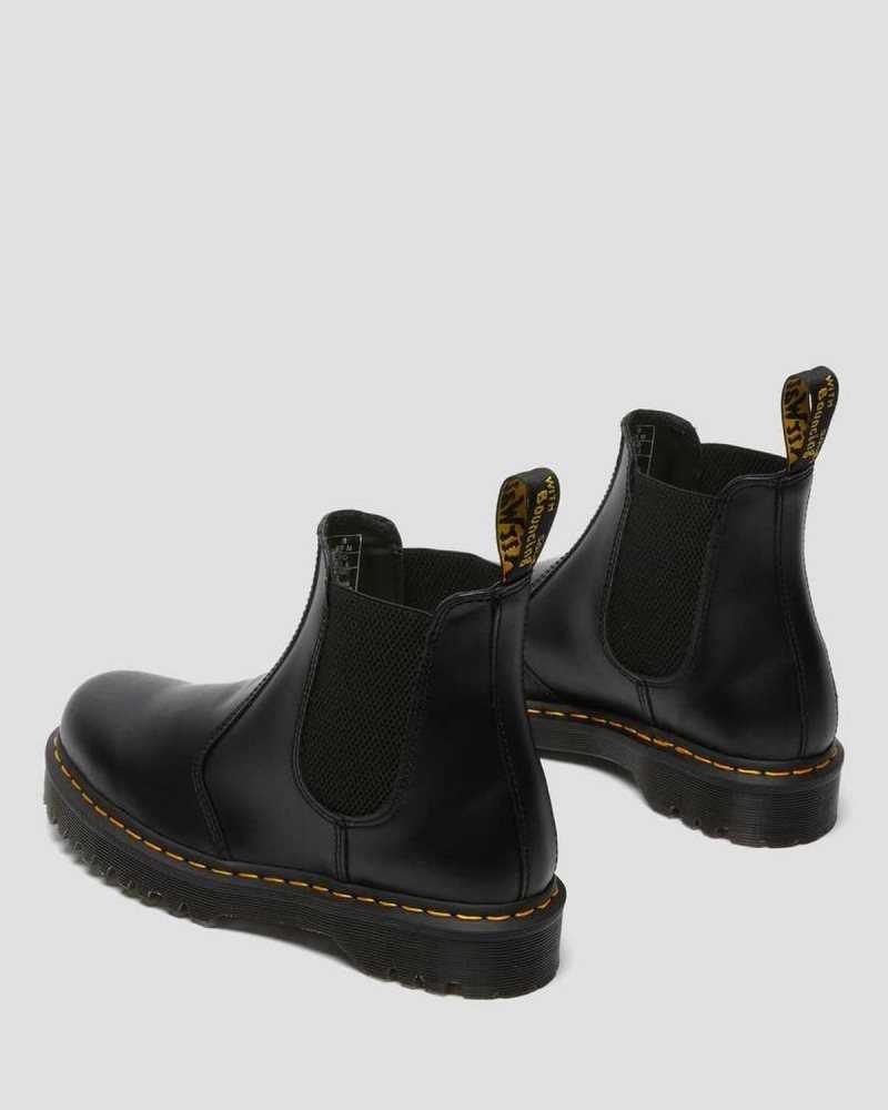 Dr Martens 2976 Bex Smooth Lær Chelsea Boots Støvler Dame Svarte | HACRK8720