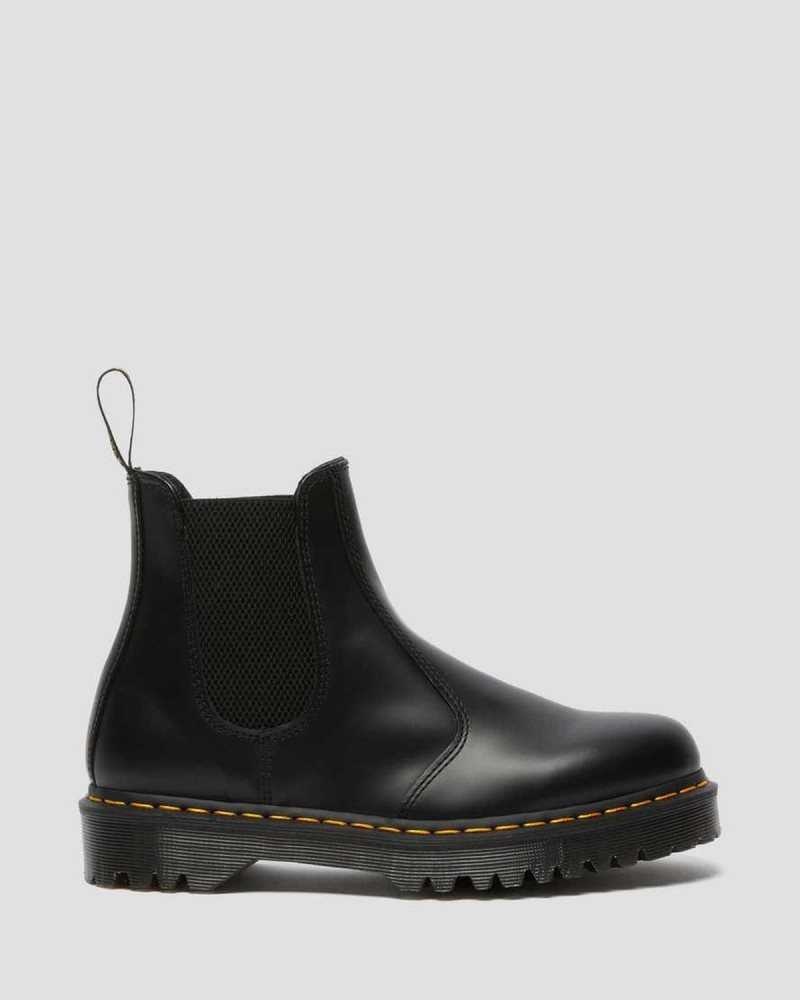 Dr Martens 2976 Bex Smooth Lær Chelsea Boots Støvler Dame Svarte | HACRK8720