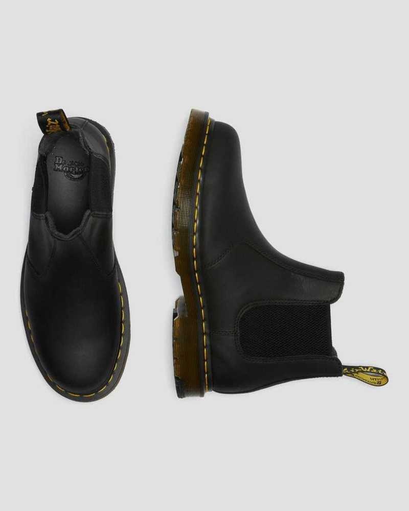 Dr Martens 2976 DM's Wintergrip Chelsea Boots Støvler Herre Svarte | CAQBF6815