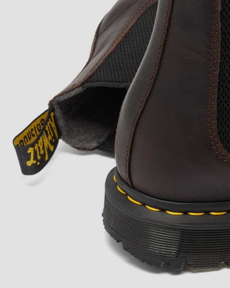 Dr Martens 2976 DM's Wintergrip Chelsea Boots Chelsea Støvler Dame Cocoa Snowplow | NZFXE5781