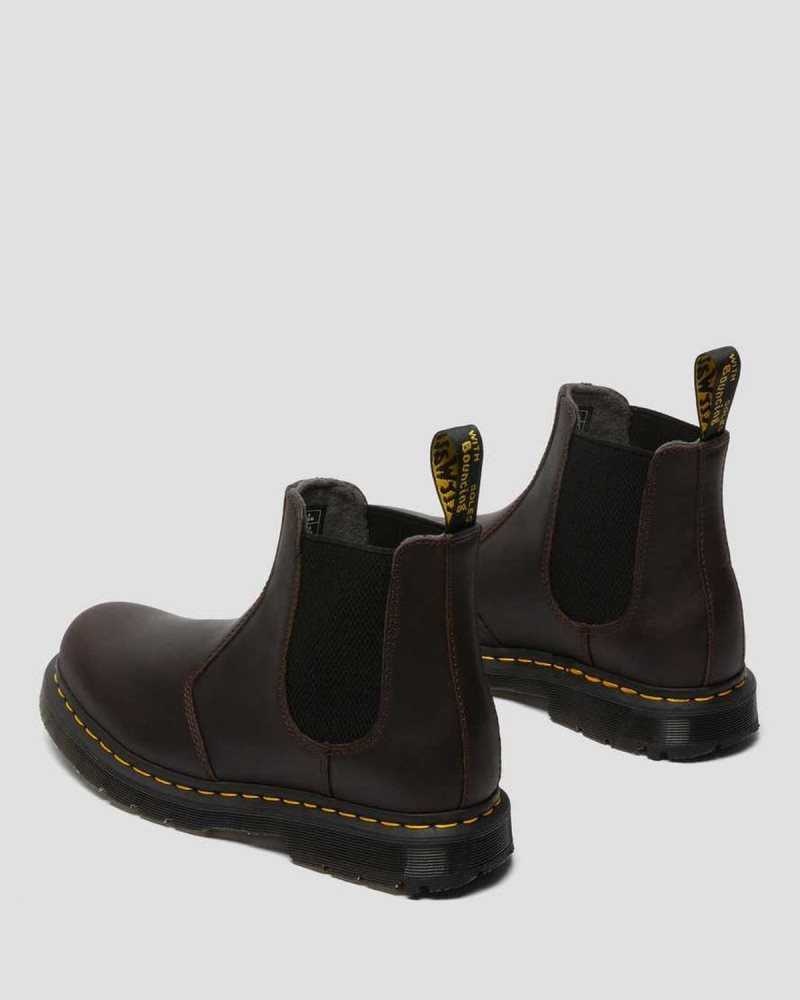 Dr Martens 2976 DM's Wintergrip Chelsea Boots Støvler Dame Cocoa Snowplow | KTZLC3765