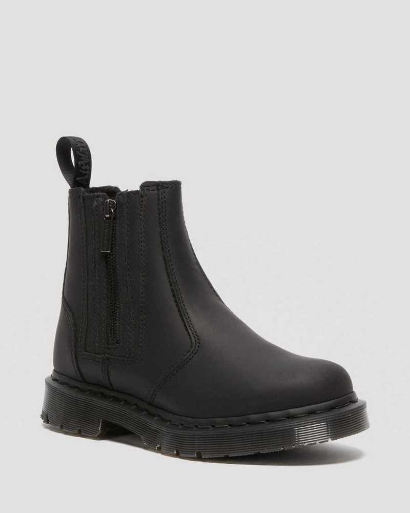 Dr Martens 2976 DM\'s Wintergrip Zip Chelsea Boots Støvler Dame Svarte | DKMAO9347