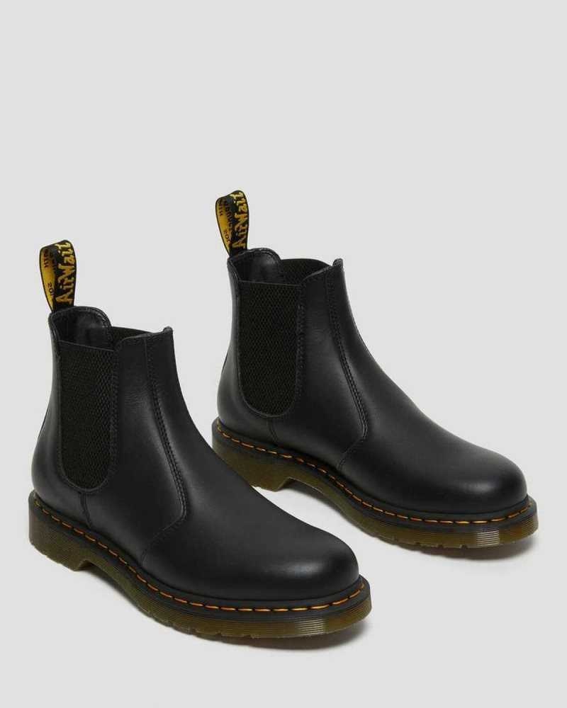 Dr Martens 2976 Nappa Lær Chelsea Boots Chelsea Støvler Dame Svarte | FJNSZ3924