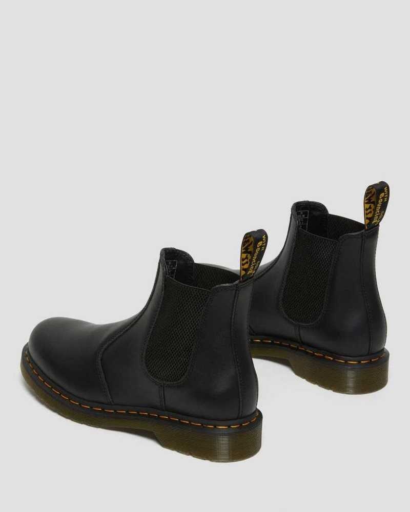 Dr Martens 2976 Nappa Lær Chelsea Boots Chelsea Støvler Dame Svarte | FJNSZ3924