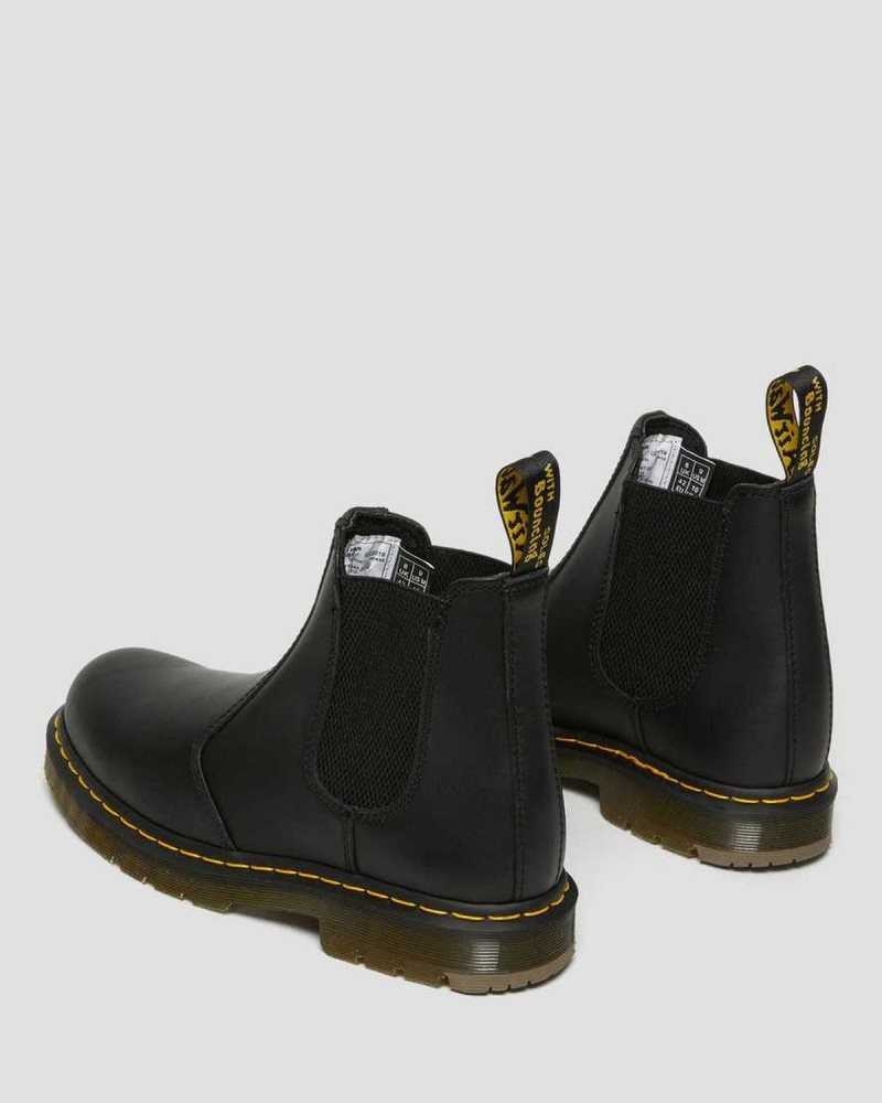 Dr Martens 2976 Slip Resistant Lær Chelsea Boots Chelsea Støvler Herre Svarte | PSVOX1793