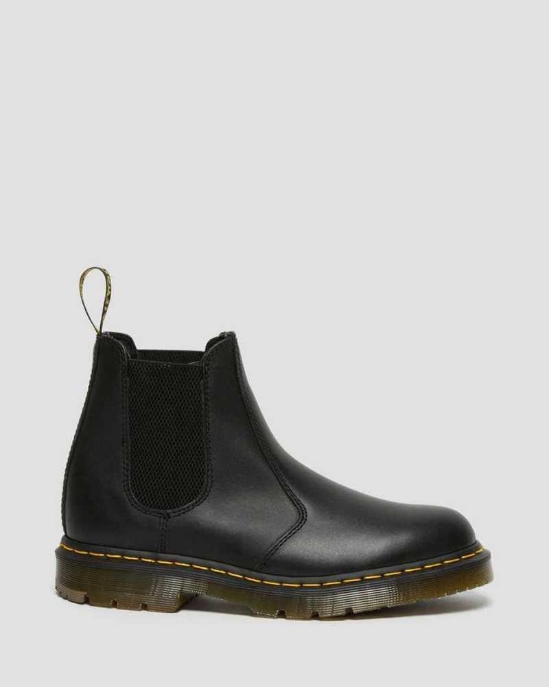 Dr Martens 2976 Slip Resistant Lær Chelsea Boots Chelsea Støvler Herre Svarte | PSVOX1793