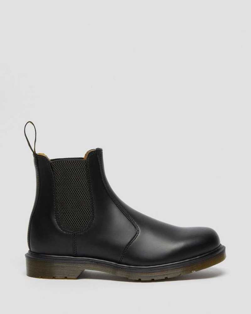 Dr Martens 2976 Smooth Lær Chelsea Boots Støvletter Dame Svarte | FYWGX2976