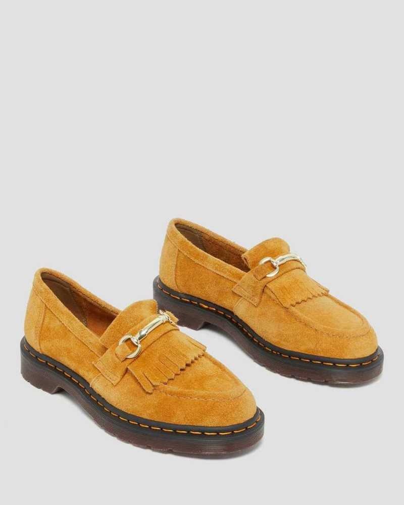 Dr Martens Adrian Snaffle Semsket Skinn Loafers Loafers Dame Brune | BMLWU1725