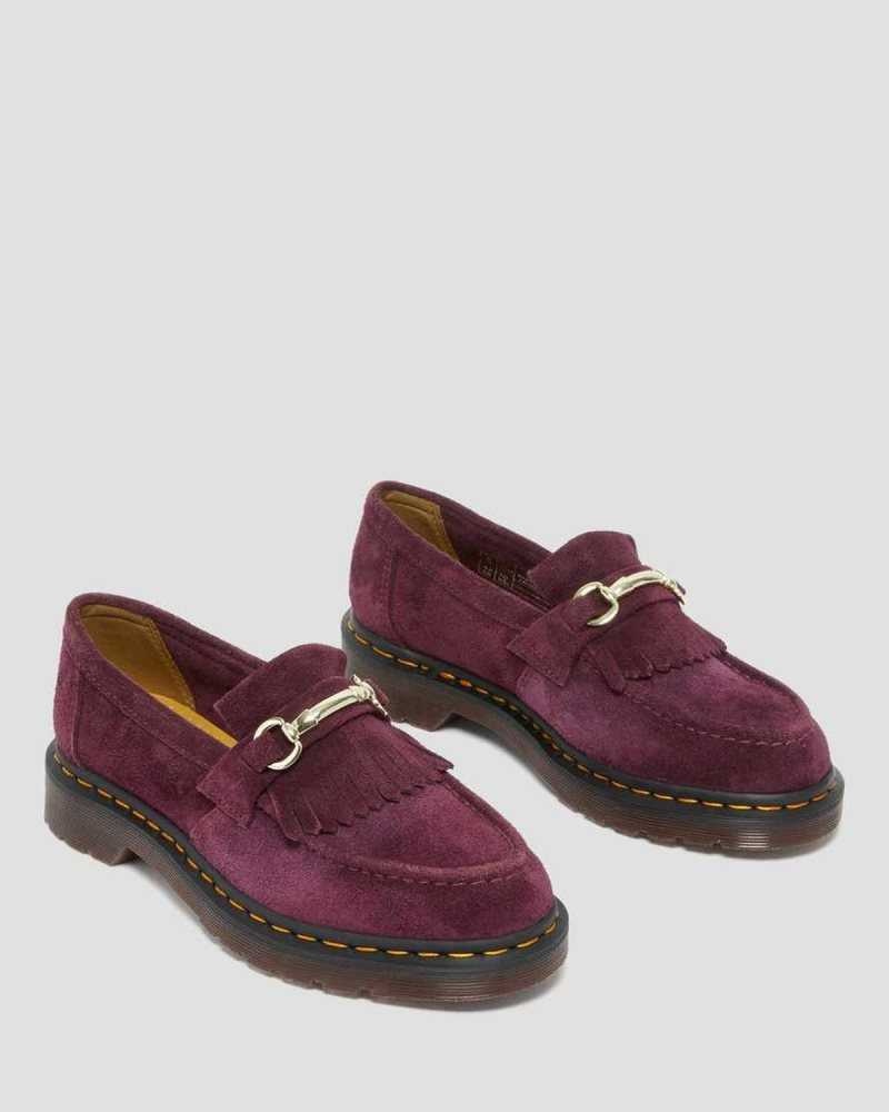 Dr Martens Adrian Snaffle Semsket Skinn Loafers Loafers Dame Lilla | PRDLY2703