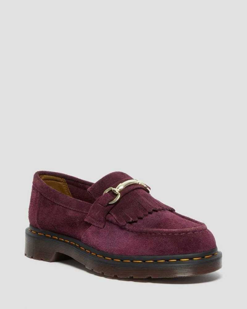 Dr Martens Adrian Snaffle Semsket Skinn Loafers Loafers Dame Lilla | PRDLY2703