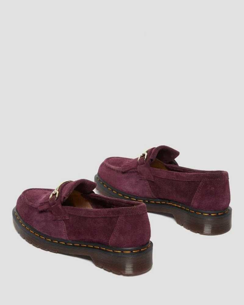 Dr Martens Adrian Snaffle Semsket Skinn Loafers Loafers Herre Lilla | JWBYM2170