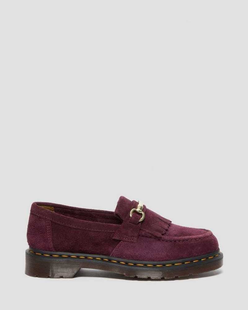 Dr Martens Adrian Snaffle Semsket Skinn Loafers Loafers Herre Lilla | JWBYM2170