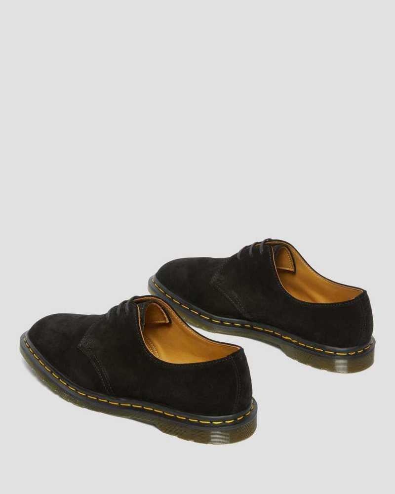 Dr Martens Archie II Semsket Skinn Oxford Shoes Oxford Sko Dame Svarte | EWCTI7058