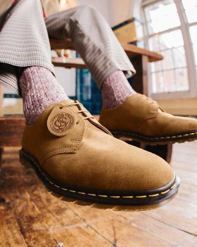 Dr Martens Archie II Semsket Skinn Oxford Shoes Oxford Sko Dame Mørke Brune | LPCYJ1729