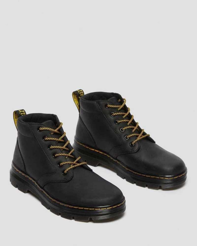 Dr Martens Bonny Lær Vanlige Boots Fritidsstøvler Dame Svarte | AUEPT1836