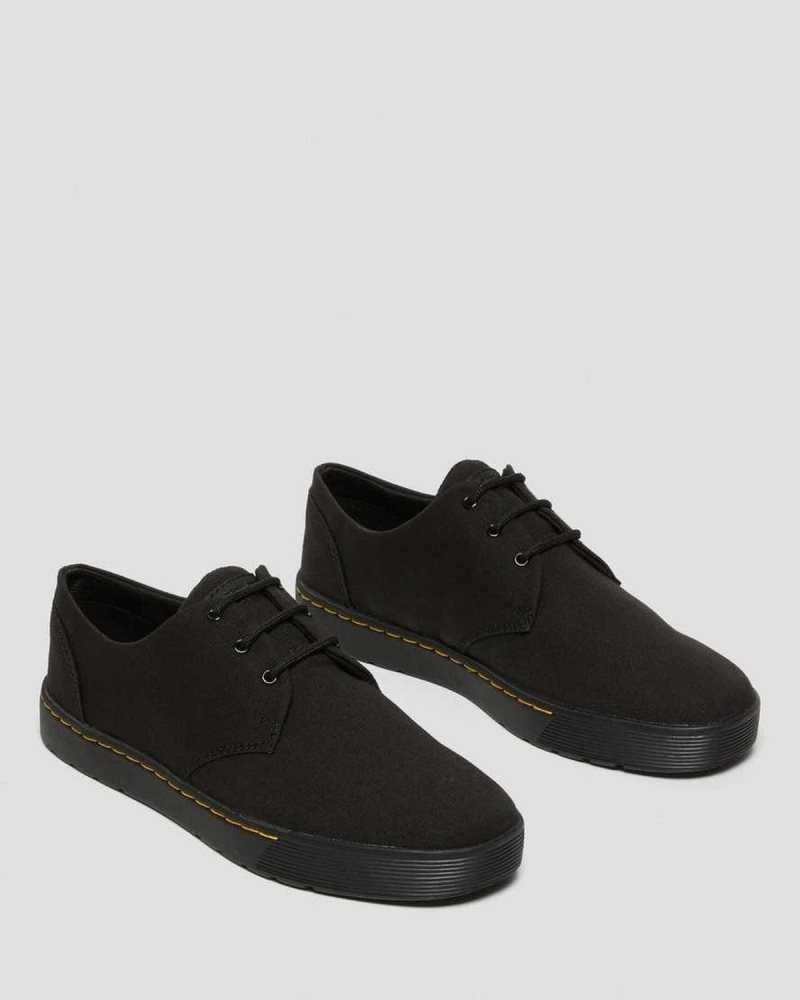 Dr Martens Cairo Low Canvas Shoes Fritidsstøvler Herre Svarte | VQBEP7651