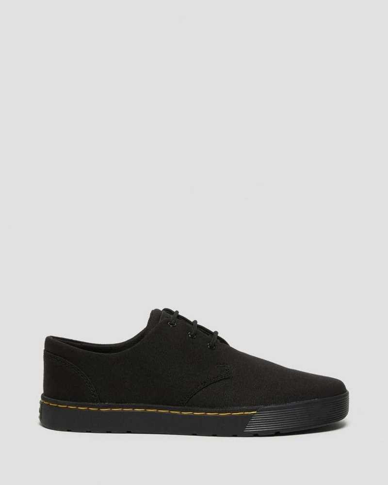 Dr Martens Cairo Low Canvas Shoes Fritidsstøvler Herre Svarte | VQBEP7651