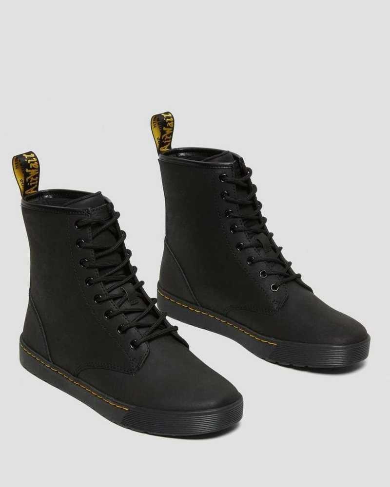 Dr Martens Cairo Lær Vanlige Shoes Støvletter Herre Svarte | XMNYV4812