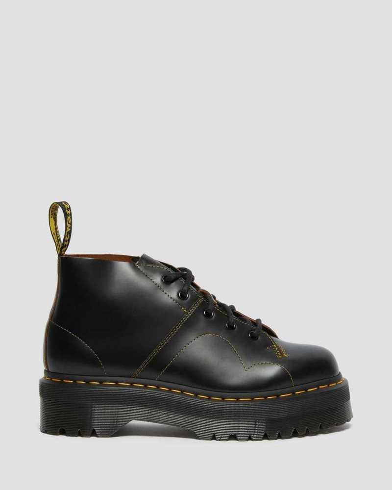 Dr Martens Church Platform Monkey Boots Støvletter Herre Svarte | FUSEK9481