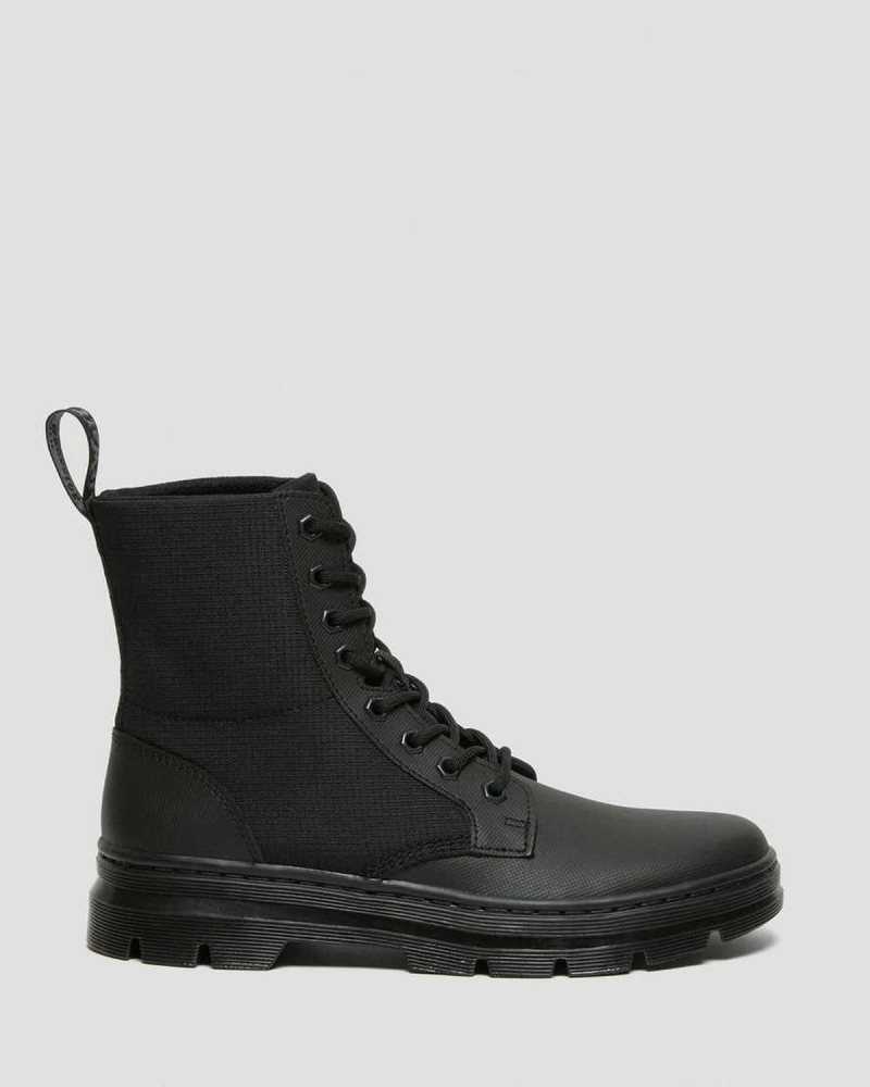 Dr Martens Combs II Poly Vanlige Boots Fritidsstøvler Dame Svarte Svarte | APBVJ7968