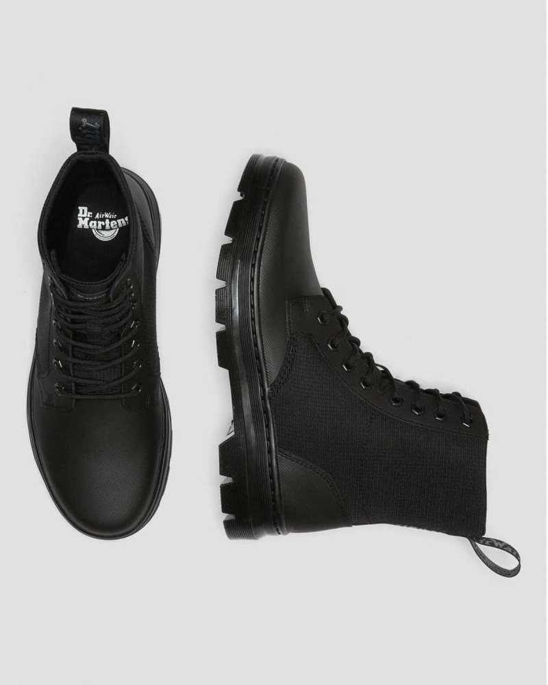 Dr Martens Combs II Poly Vanlige Boots Fritidsstøvler Dame Svarte Svarte | APBVJ7968